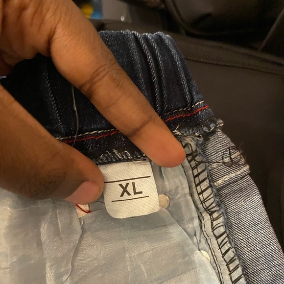 Elastic Waist Denim Shorts - Picture 3 of 3